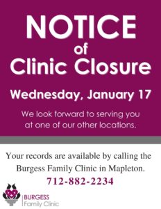 Clinic Closing